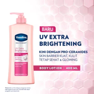 Vaseline Healthy Bright HAND BODY LOTION UV Extra Brightening 400ml