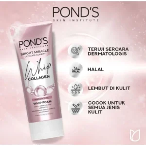 POND'S Bright Miracle Ultimate Clarity Whip Collagen Niasorcinol Whip Foam 100 g