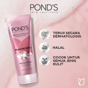 Pond's Bright Miracle Ultimate Clarity Niasorcinol Facial Foam 100gr