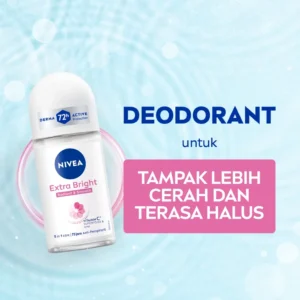 NIVEA Deodorant Roll On Extra Bright Radiant & Smooth 50ml