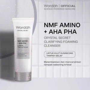 Wardah Face Wash Crystal Secret NMF Amino AHA PHA Clarifying Foaming Cleanser 100 ml