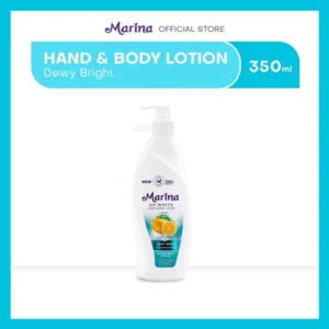 Marina Hand Body Lotion UV White - Dewy Bright Pump 350ml