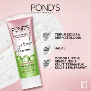 Pond's Bright Miracle Ultimate Pore Clear Facial Scrub 100G